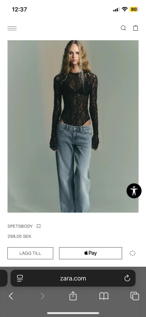 SÖKER! Zara body!  - Söker denna Spetsbody från Zara!! Storlek S! 