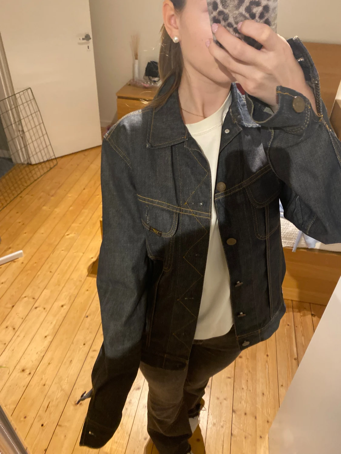 Blås Jeans Jacka från Lee - 2