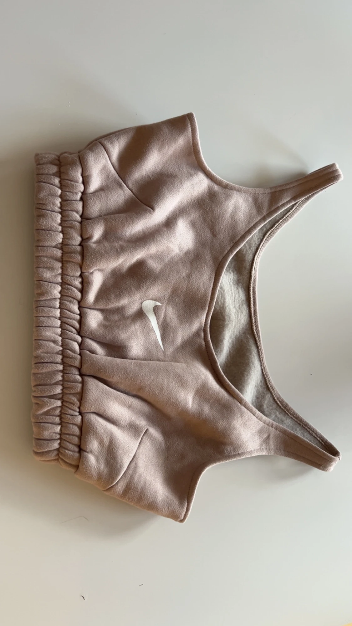 Beige croppad Nike set  - 1