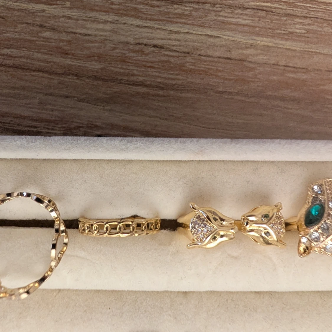 4 st justerbara ringa - 2