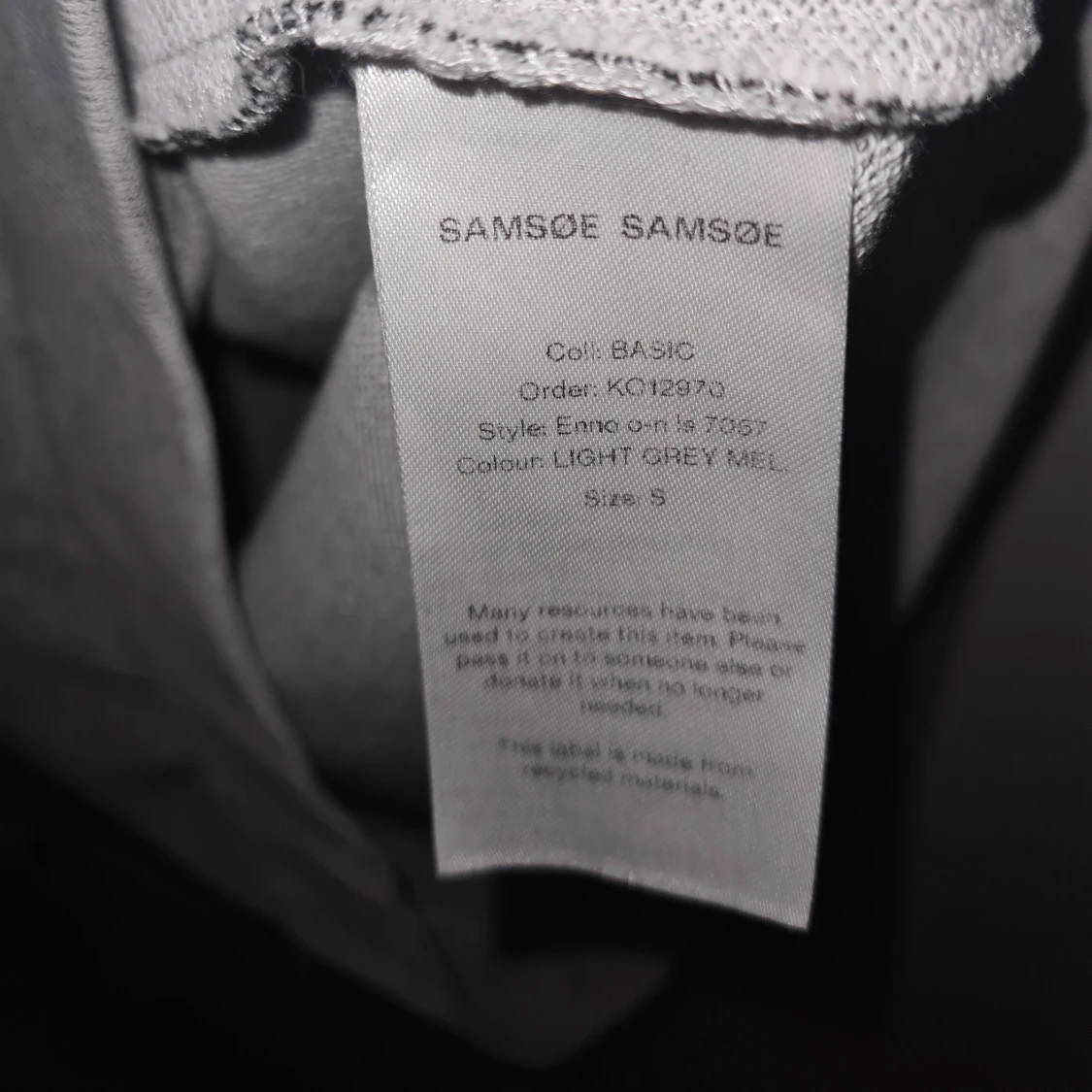 Ljusgrå basic tröja från Samsøe Samsøe - 3