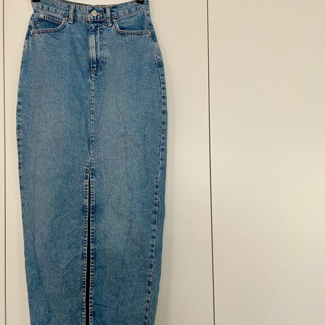 Lång jeanskjol från ASOS Design