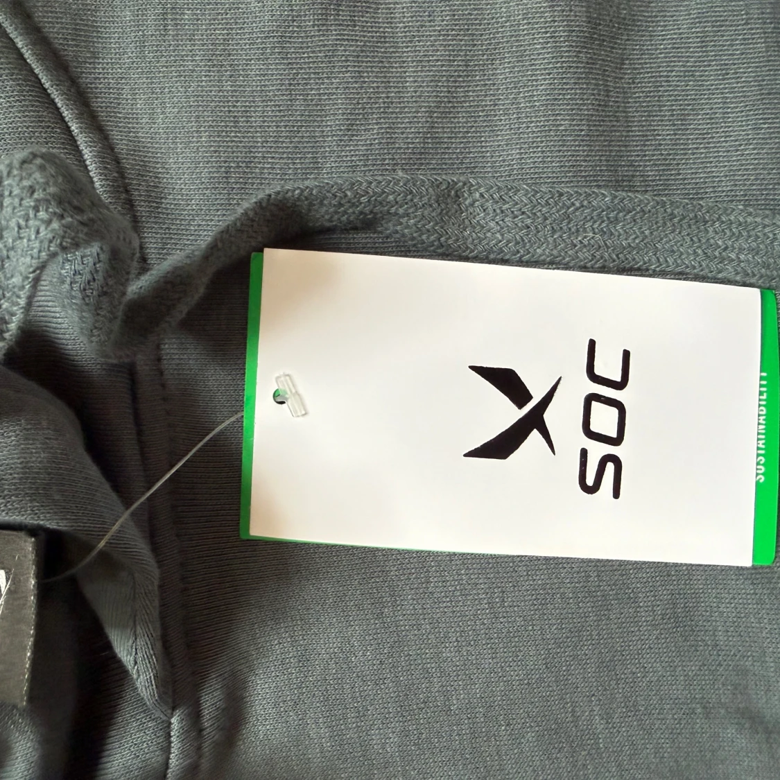 Mörkgrå hoodie från SOC i bomull - 2