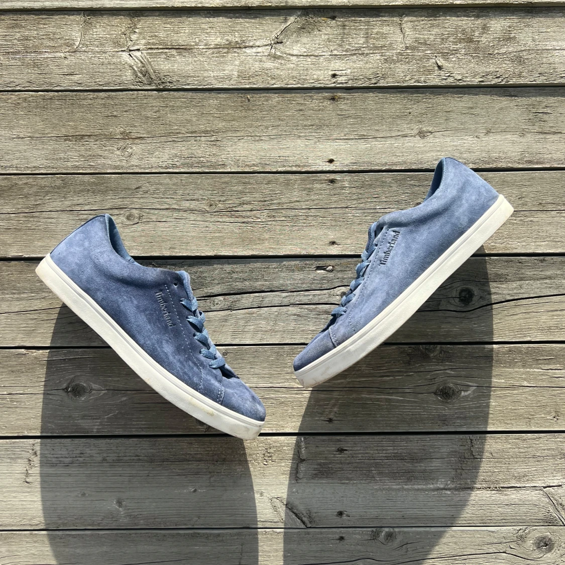 Blå mockasneakers från Timberland