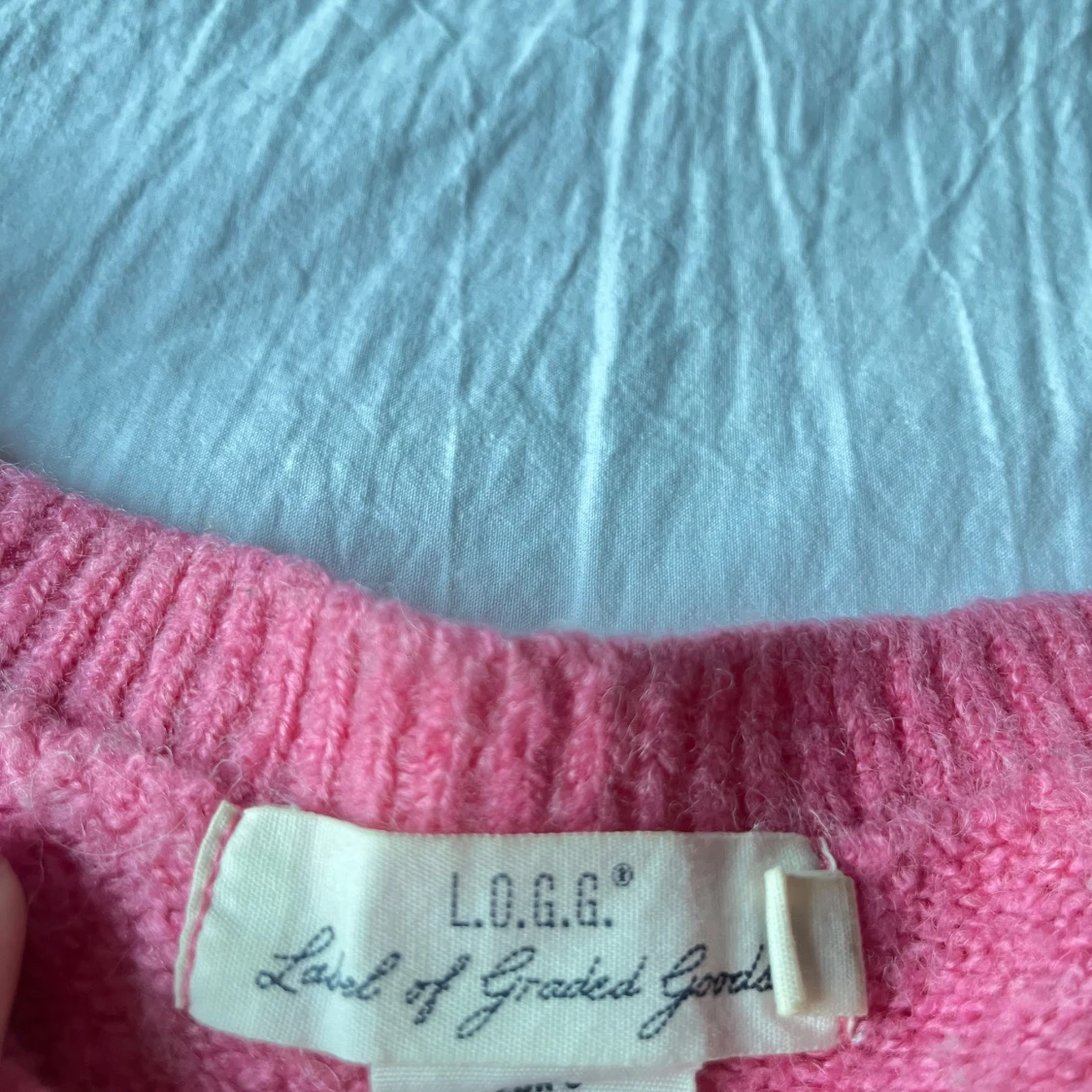 Rosa stickad tröja från L.O.G.G. - 2