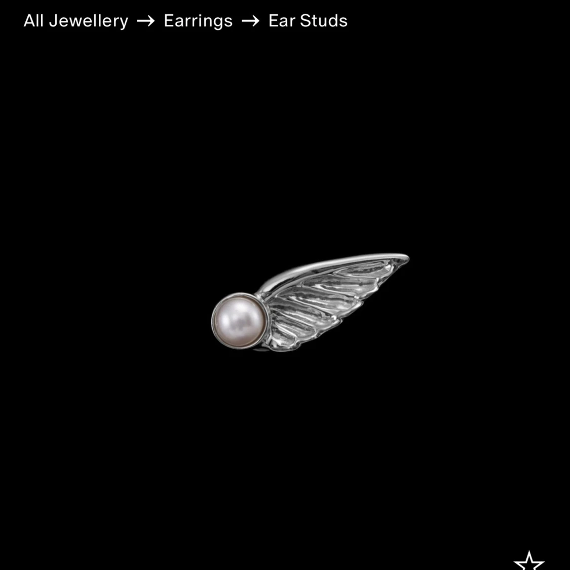 Maria Nilsdotter wing örhängen  - 92