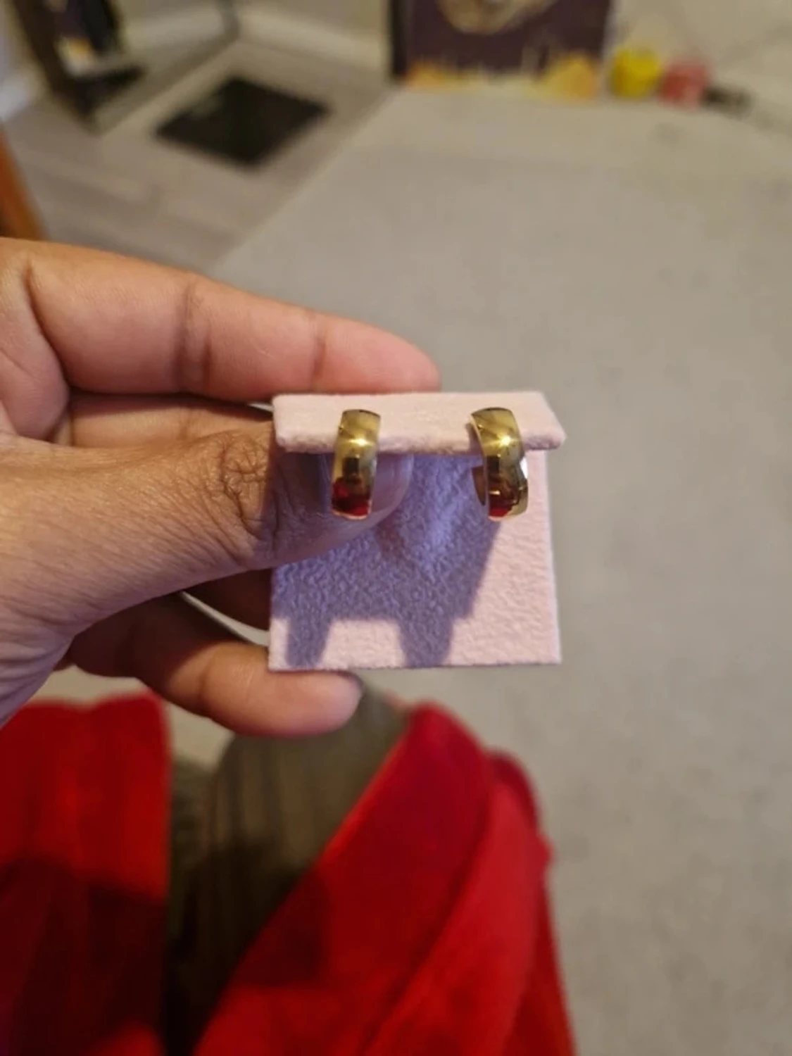 Himo vintage örhängen Guldpläterat 18k - 1