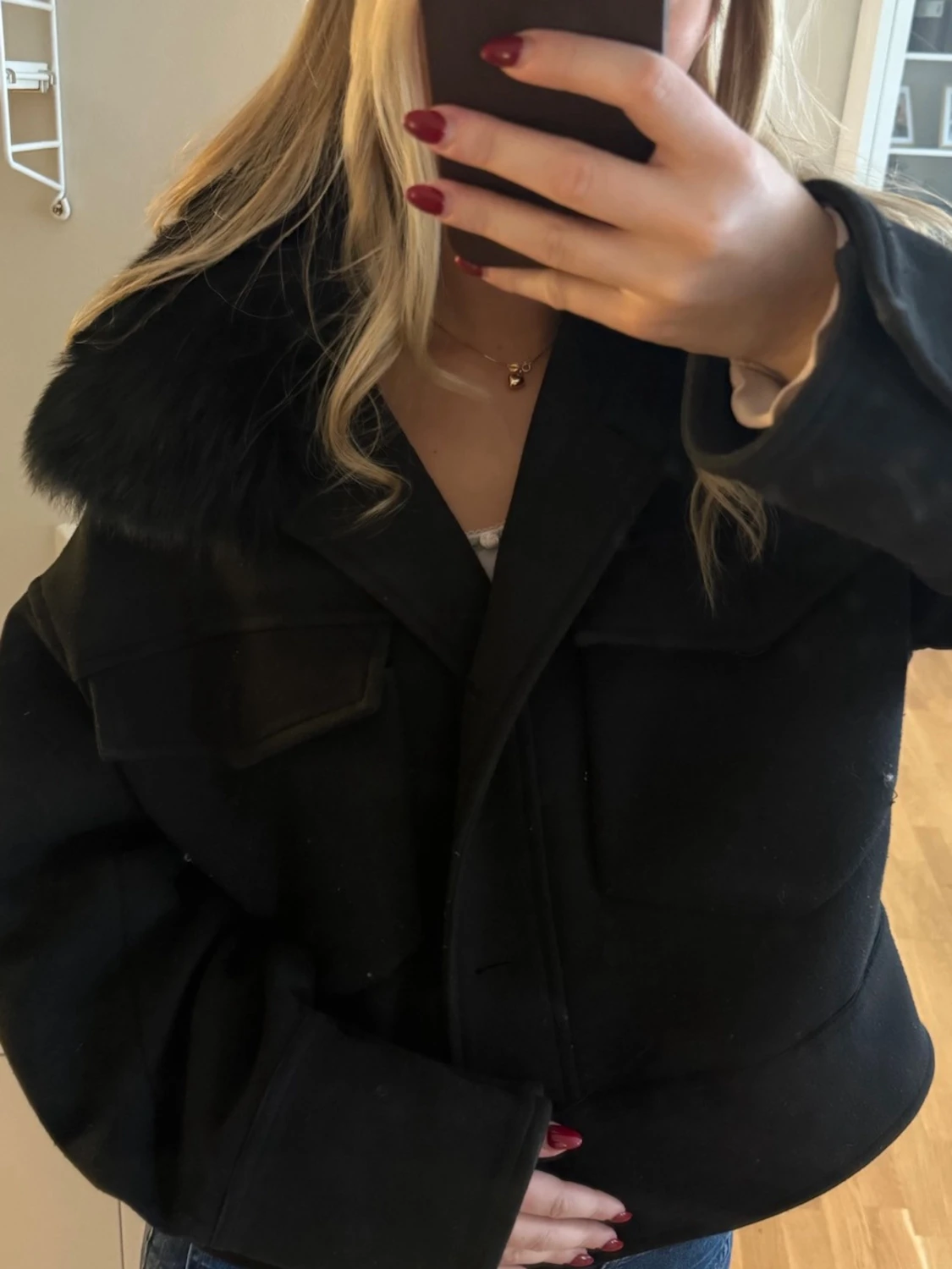 Svart meotine jacka - 1