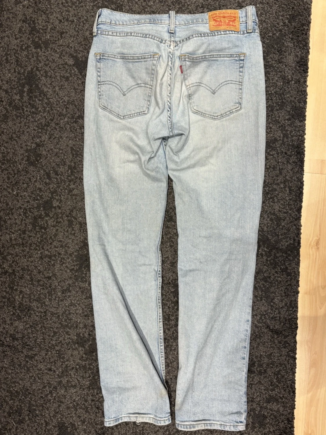 Levi's 514 ljusblå jeans W30 L32 - 1