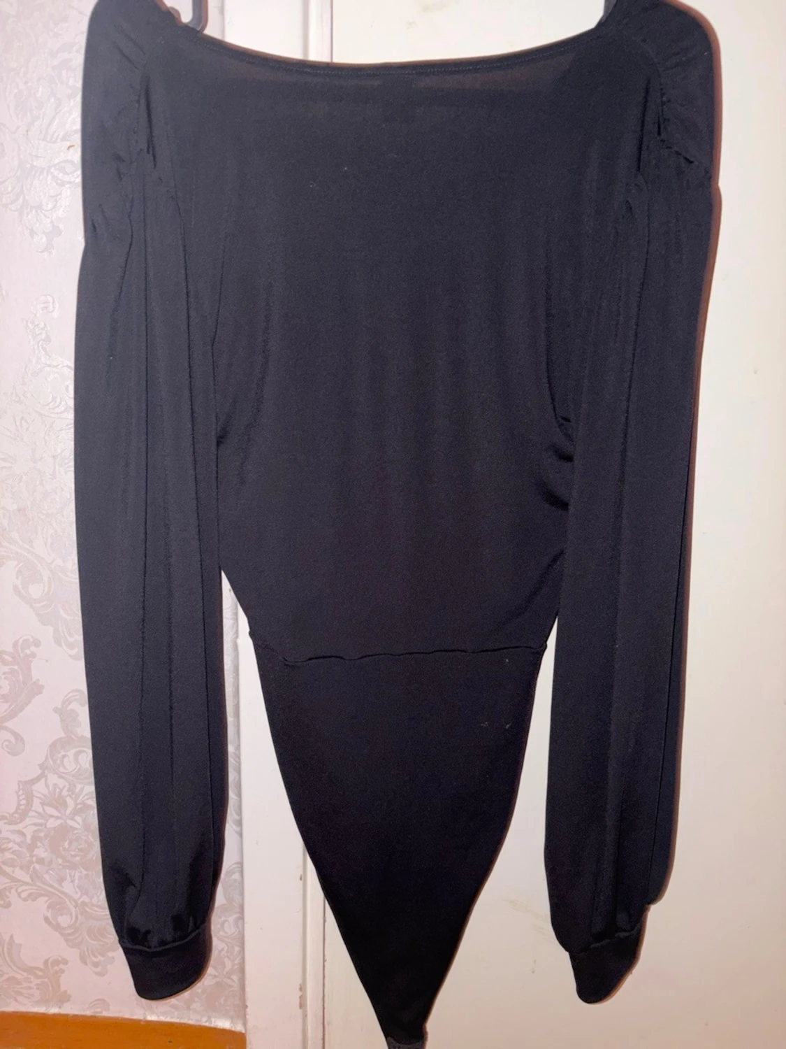 Svart omlott body från Shein - 1