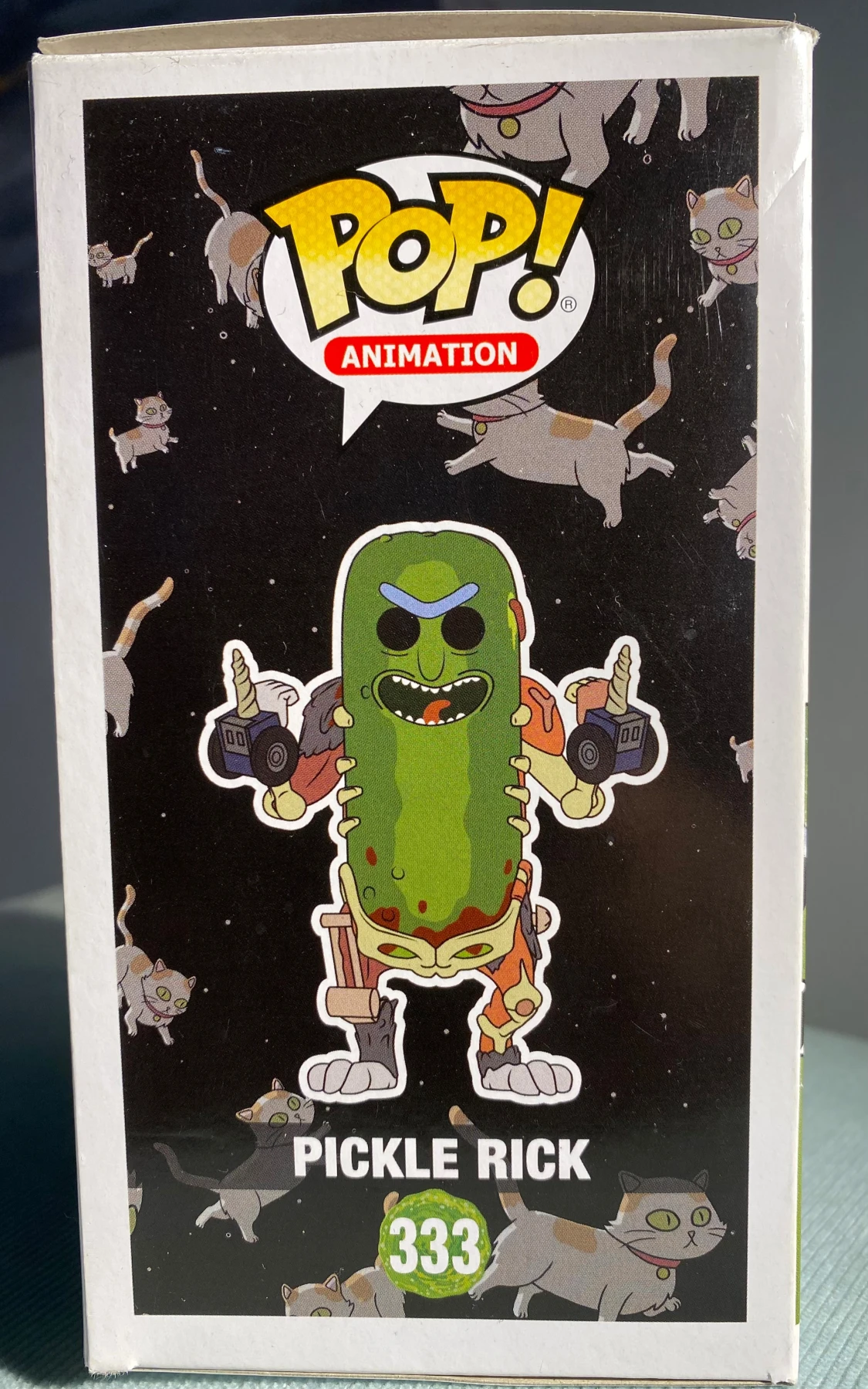Funko Pop Animation Rick and Morty Pickle Rick figur - 3