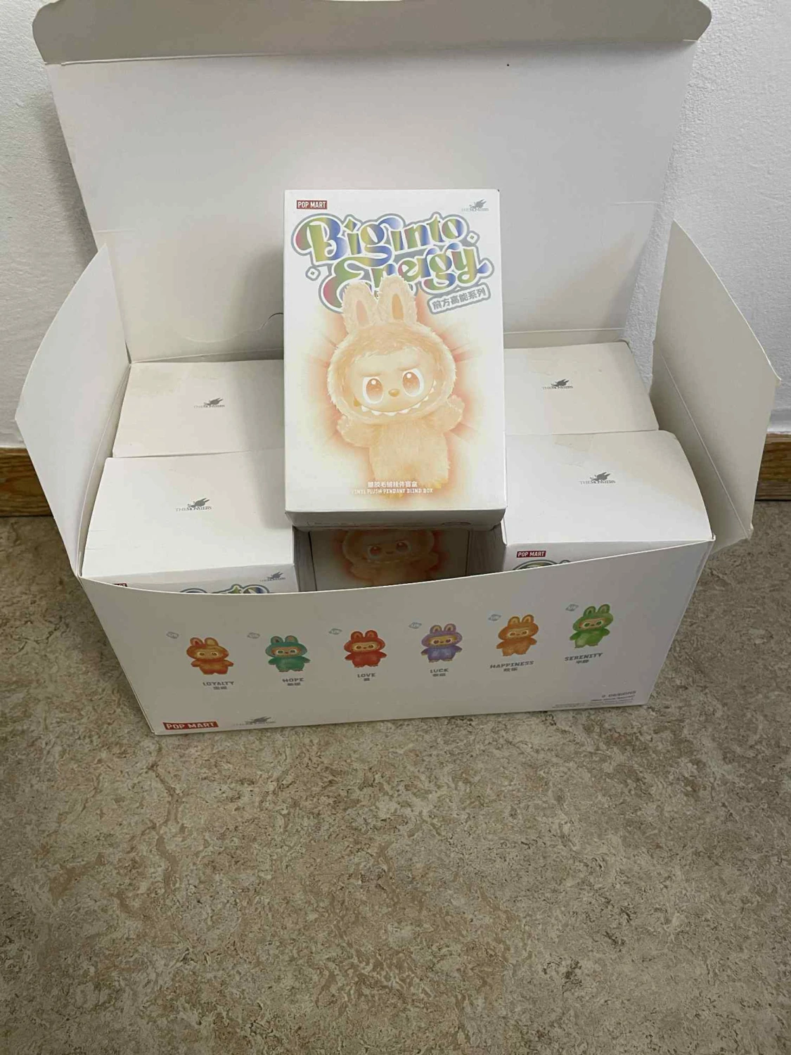 6st helt nya oöppnade Labubu!