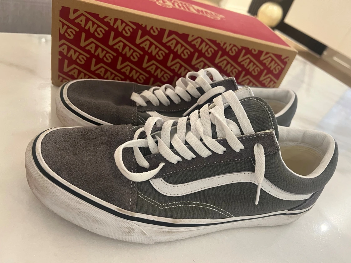 Vans Old Skool Pewter/True White 44