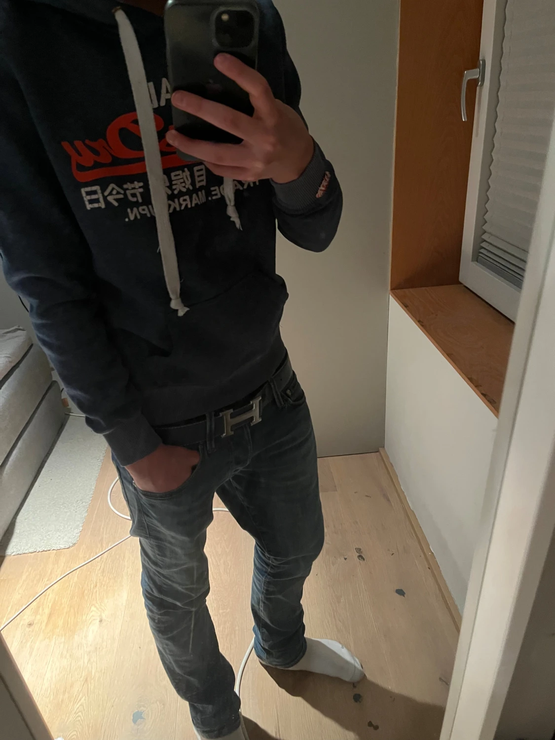 Marinblått bälte - 2