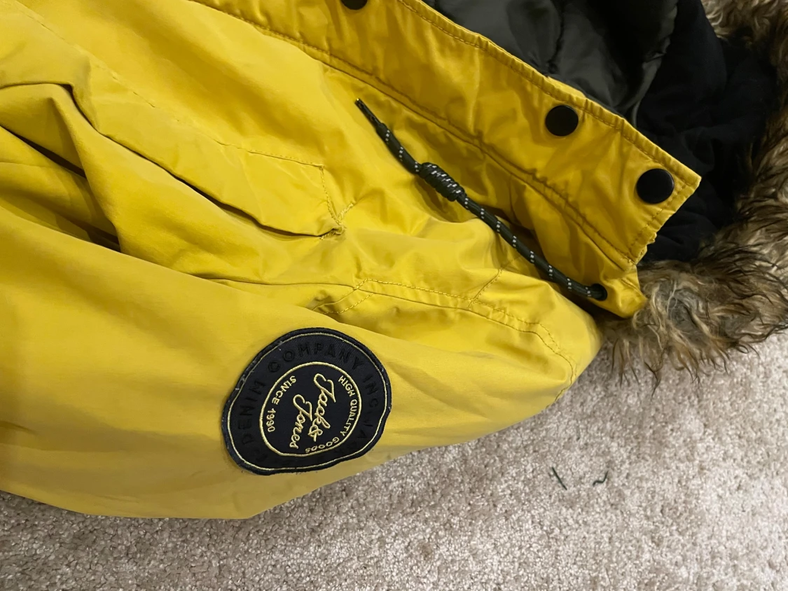 Gul parkasjacka Jack & Jones S - 1