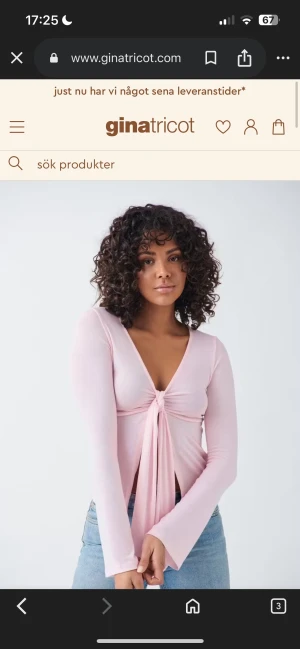 Rosa knyt topp - Jätte fin rosa knyt topp från ginatricot. Knappt använd