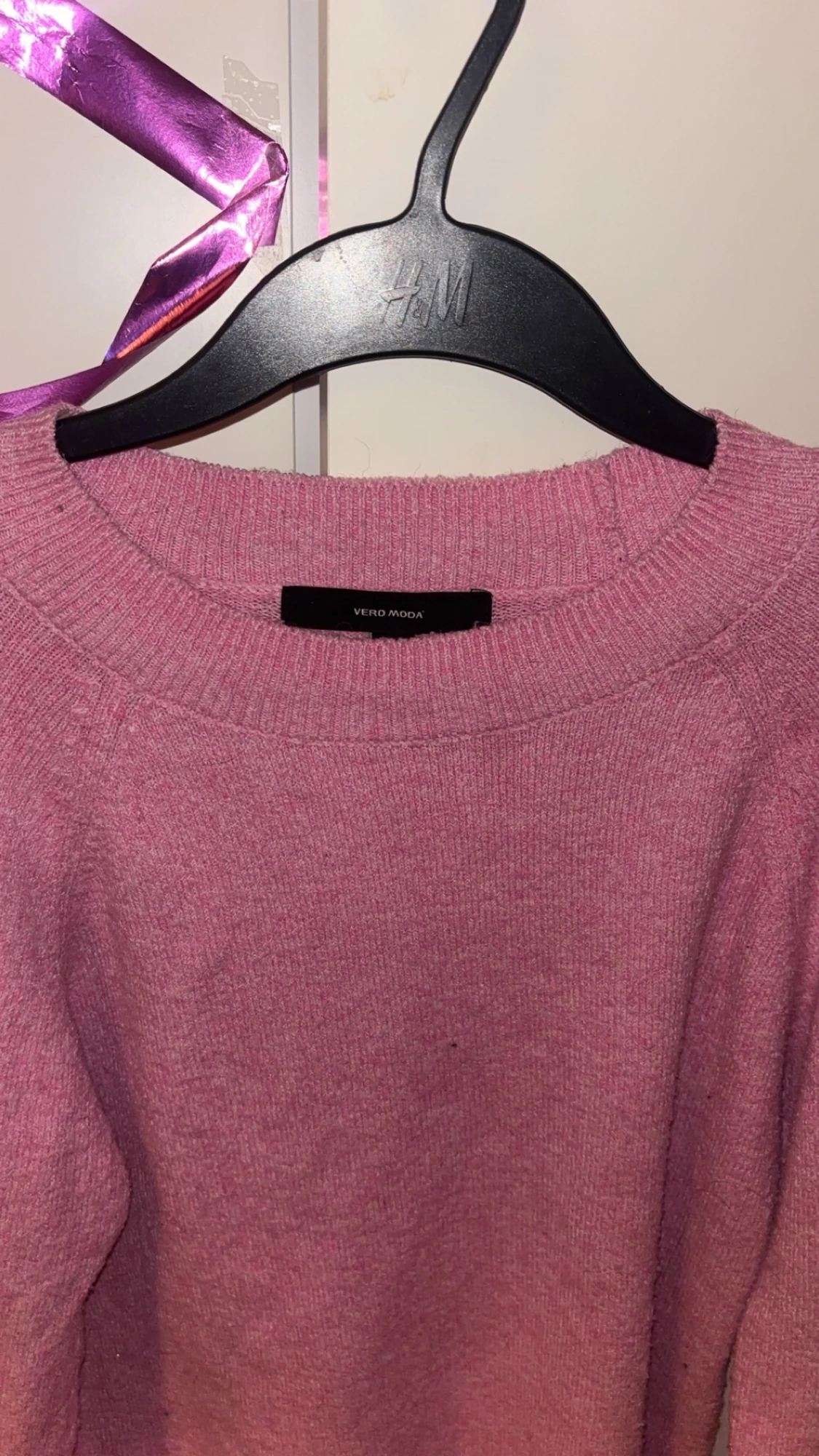 Rosa stickad tröja från Vero Moda - 2