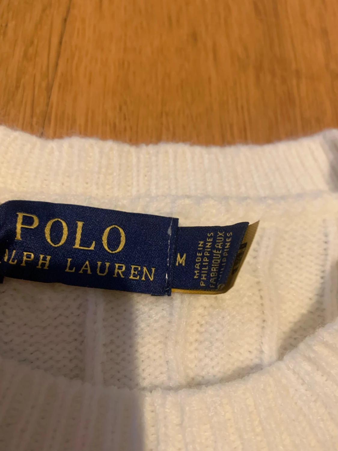 Vit kabelstickad tröja Polo Ralph Lauren - 3