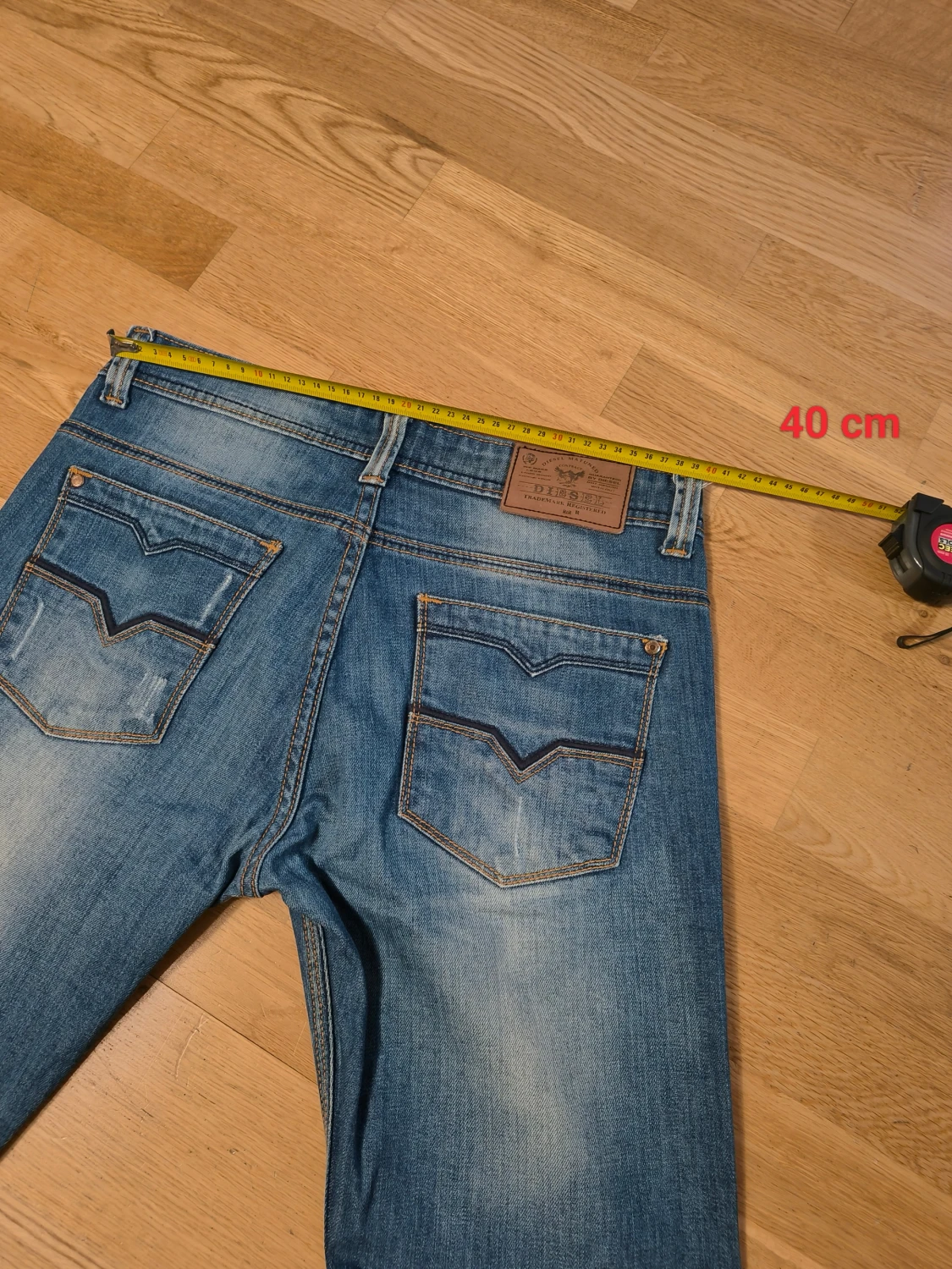 Blå Diesel jeans straight fit - 3