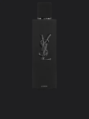 Stilren YSL parfymflaska - Snygg och modern parfym från YSL med svart design och tydlig logga. Perfekt för dig som vill sticka ut med en exklusiv touch. Volym och ingredienser syns ej på bilden.