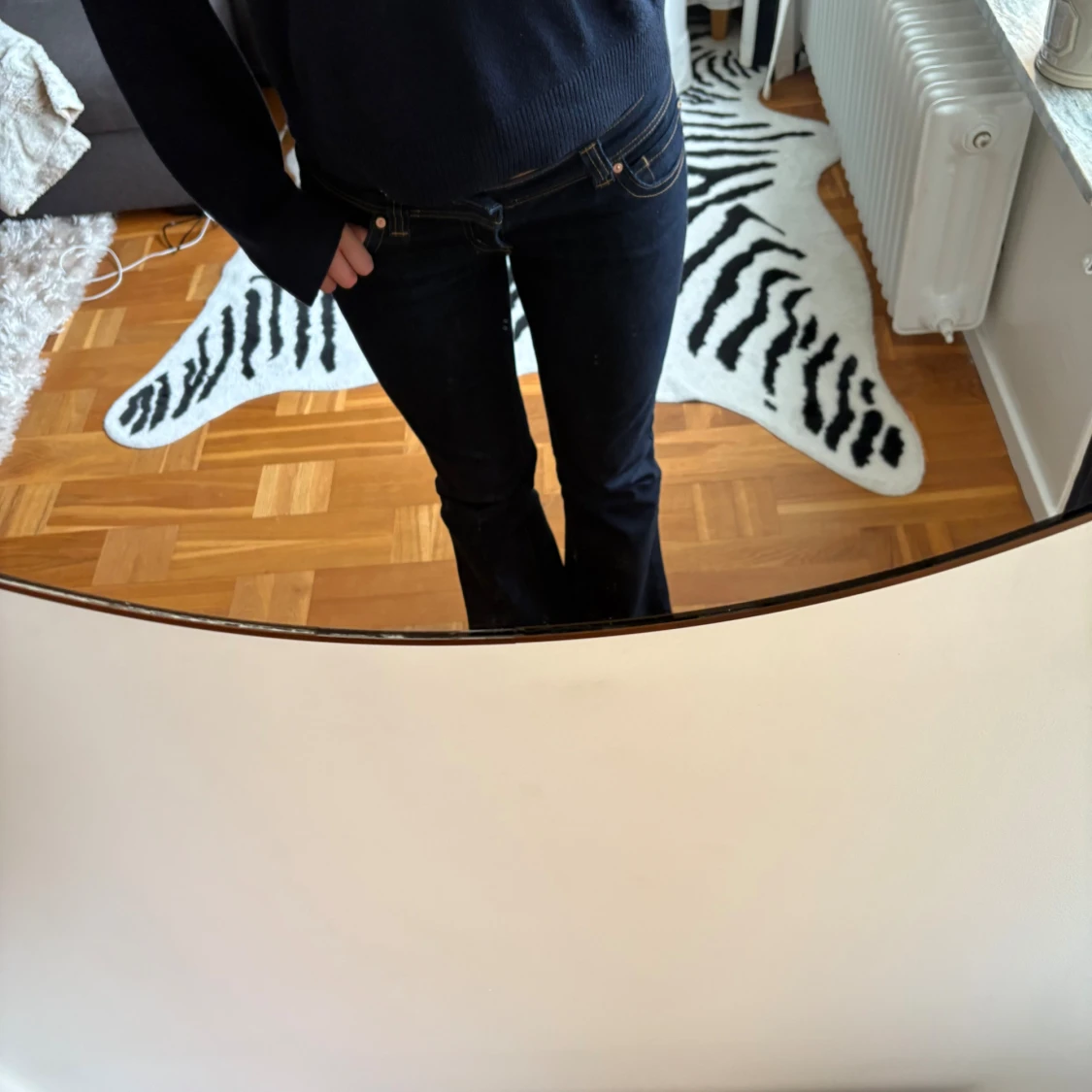 Slutsåld abrand jeans - 2