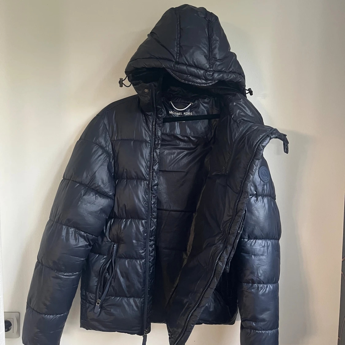 Midnattsblå pufferjacka Michael Kors - 1