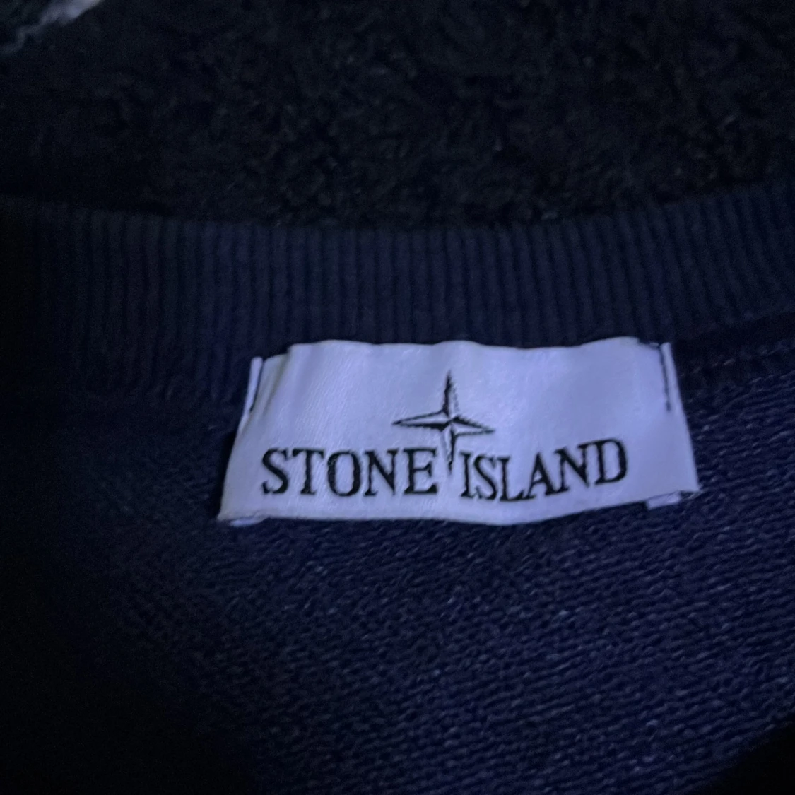 Mörkblå Stone Island sweatshirt - 2