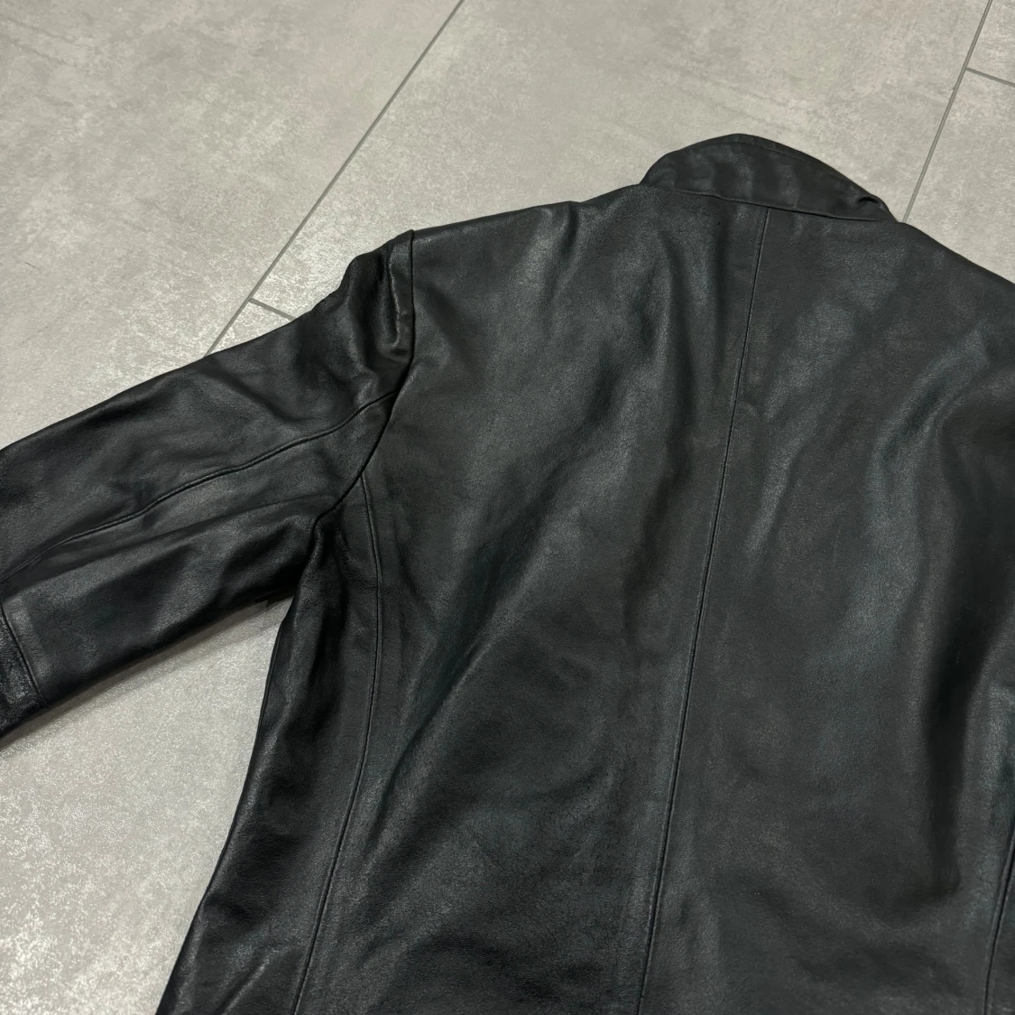 Beneton läder jacka  - 3