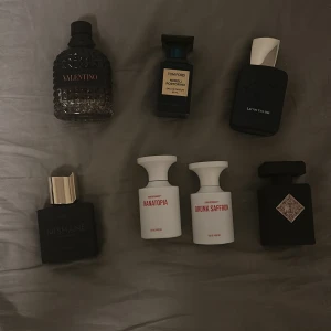 Intressekoll parfymer - Säljer eller  byter  ut dessa parfymer, kom med bud. Är meest intresserad av nische!! Valentino coral fantasy 100/100ml, nishane karagoz 50/50ml, pdm layton exclusif, 60/75ml, btso nanatopia 50/50ml, btso drunk saffron 50/50ml. Tom ford neroli portofino 35/50ml, 80/90ml initio mystic experience