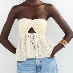 Zara volangtopp  - Zara topp bandeau. Storlek 36. 