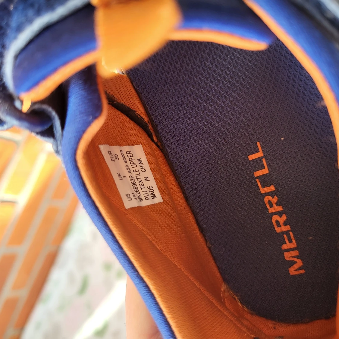 Blå och orange sandaler från Merrell eur 35 - 2