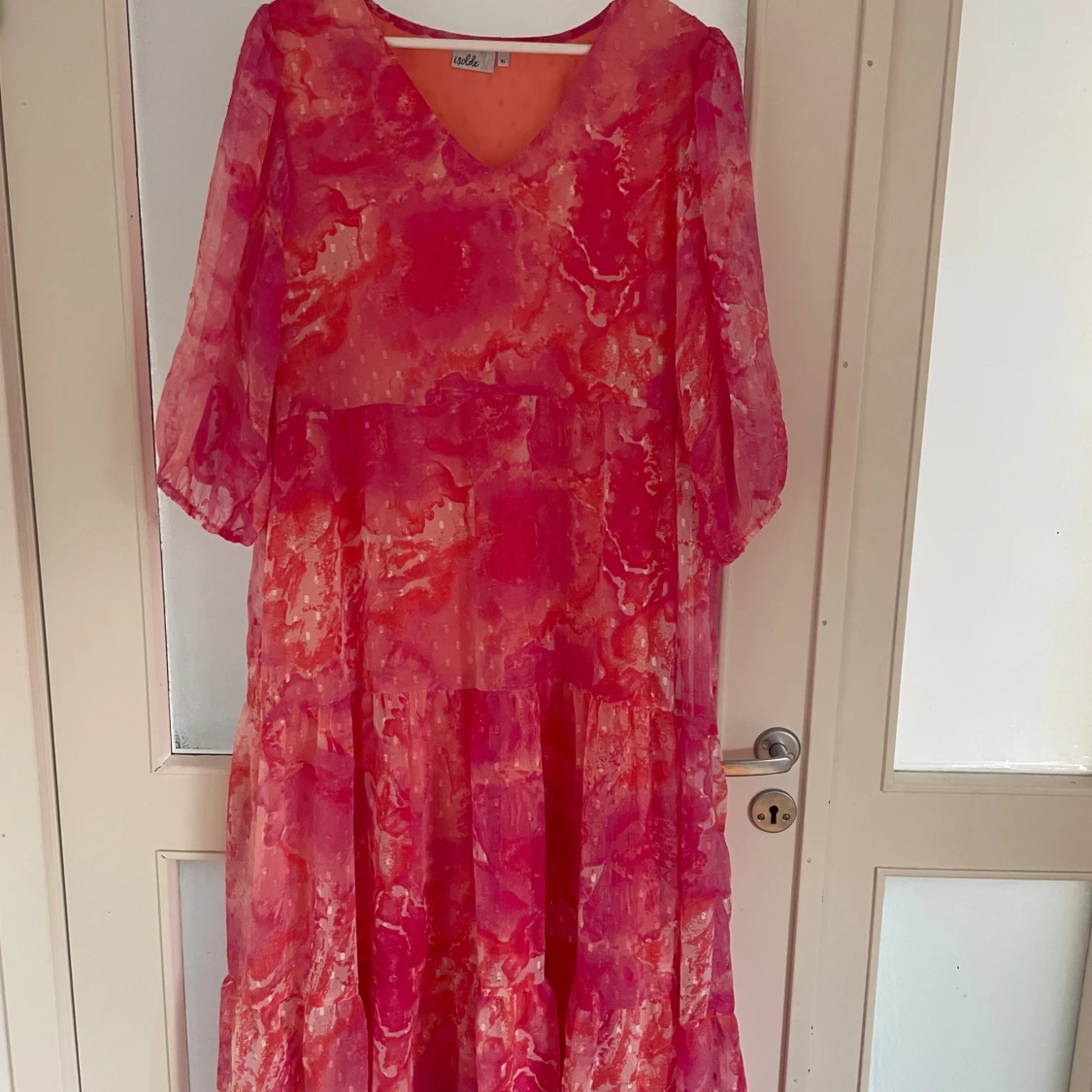 Rosa långklänning från Isolde XL