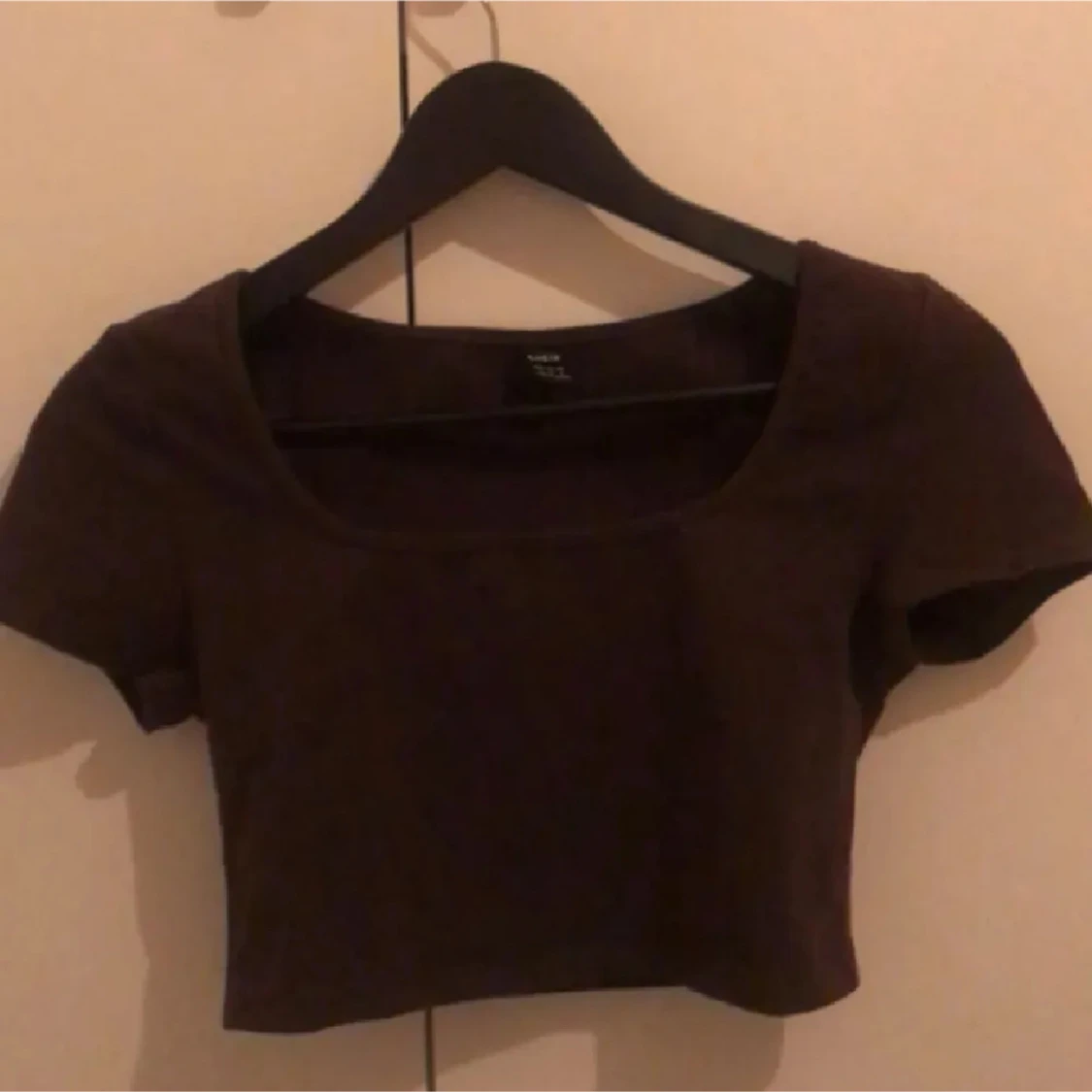 Brun croppad topp - 1