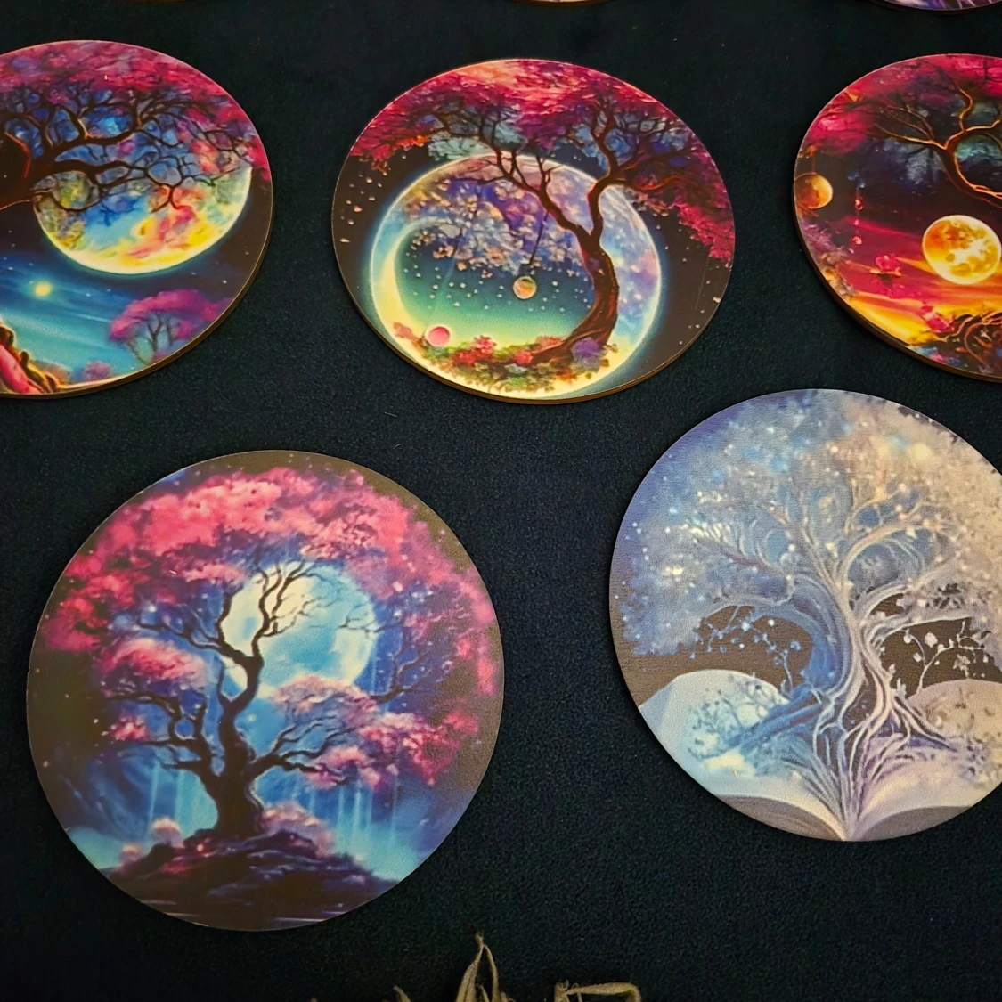 Mystical Trees bords underlägg. - 2