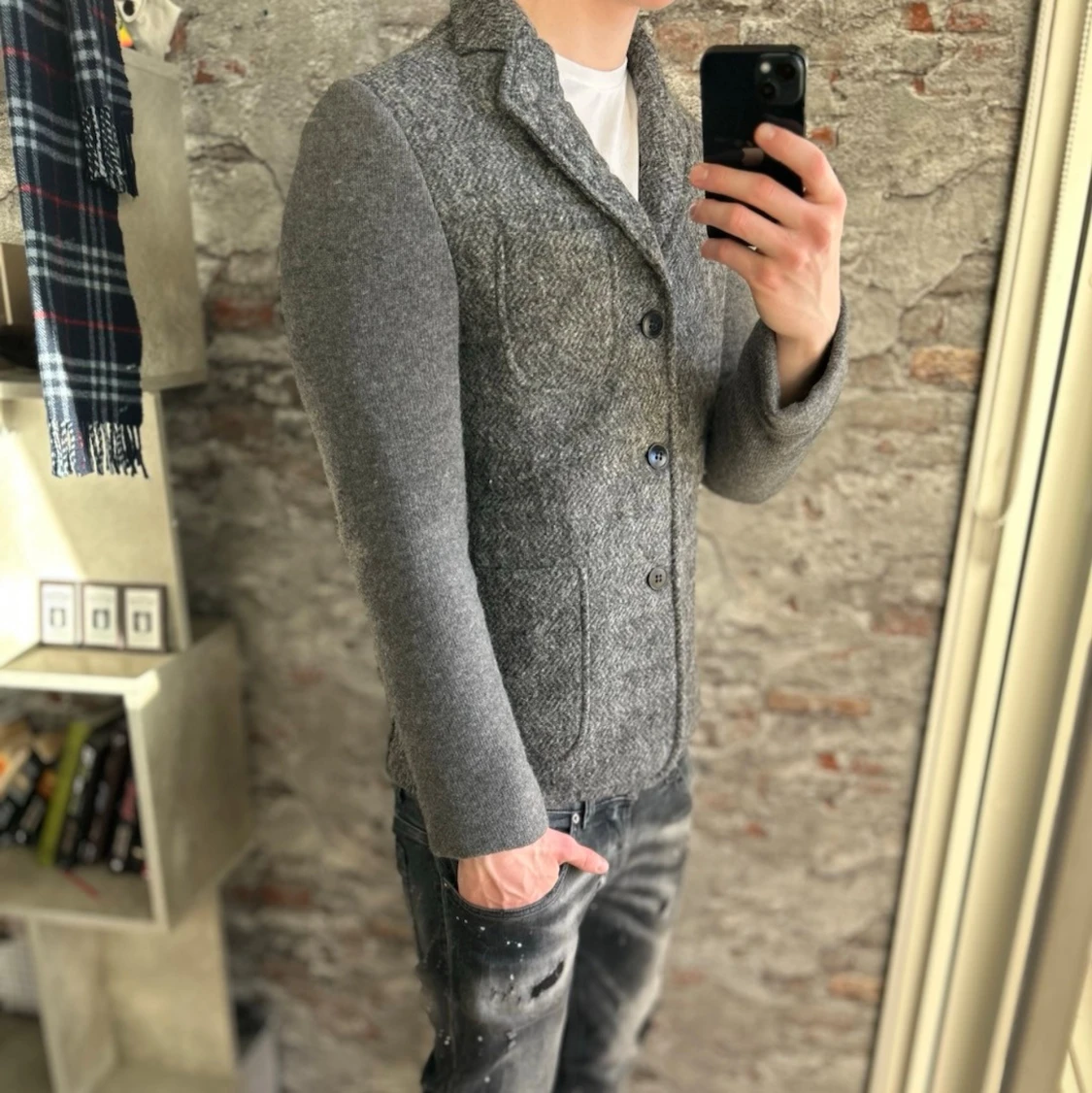 Stickad Kavajcardigan