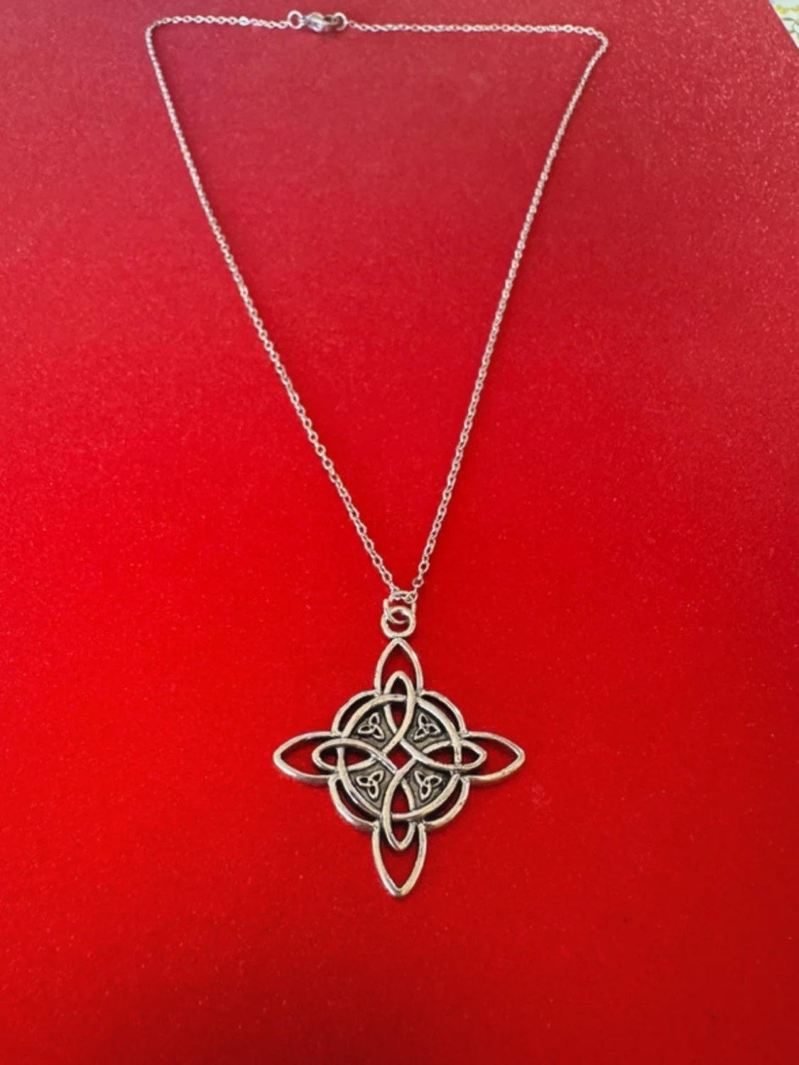 Keltisk knut silverhalsband  - 3