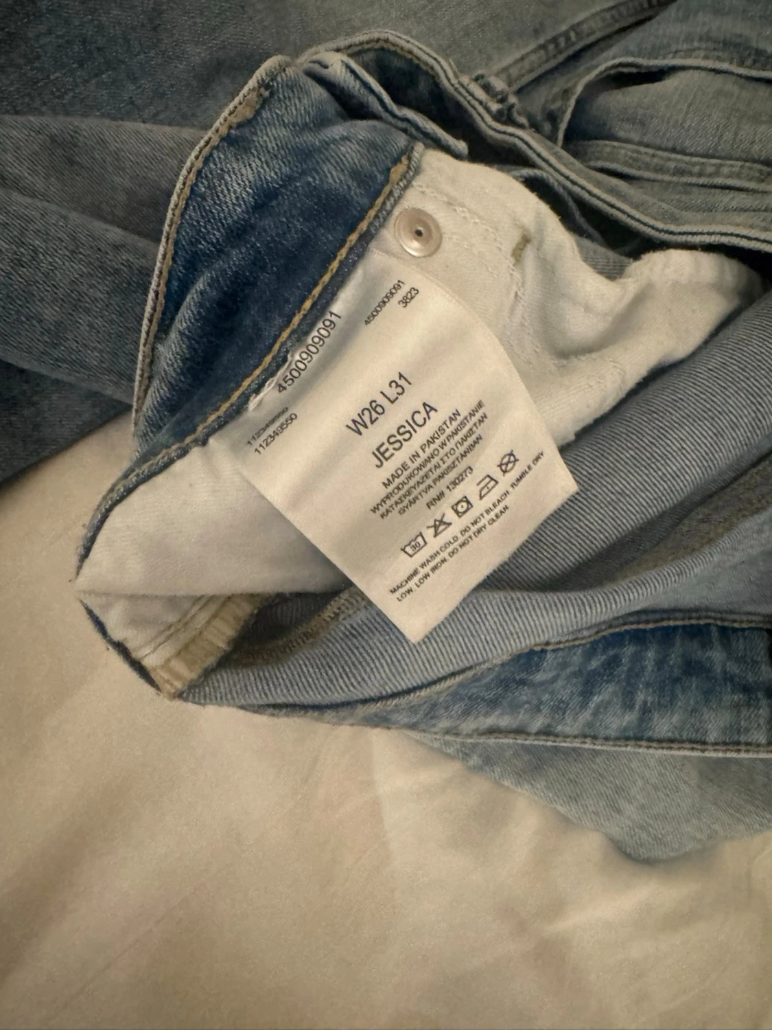 Ljusblå bootcut jeans från Lee - 4