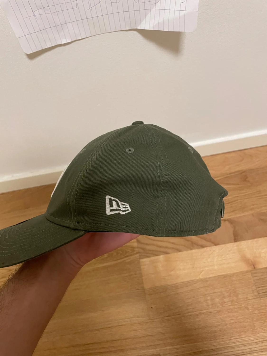 Olivgrön NY keps - 4