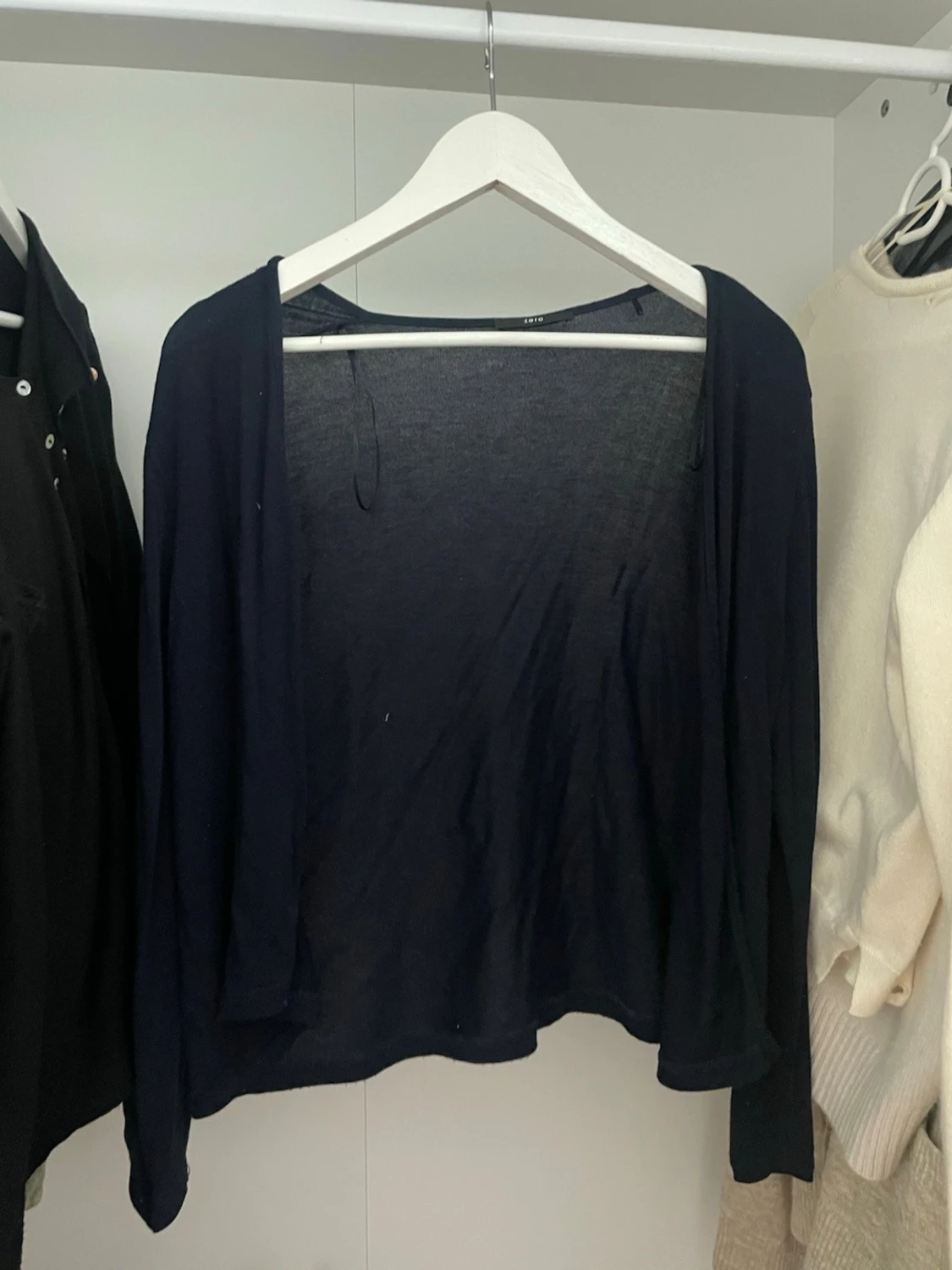 Svart tunn kofta från Asos