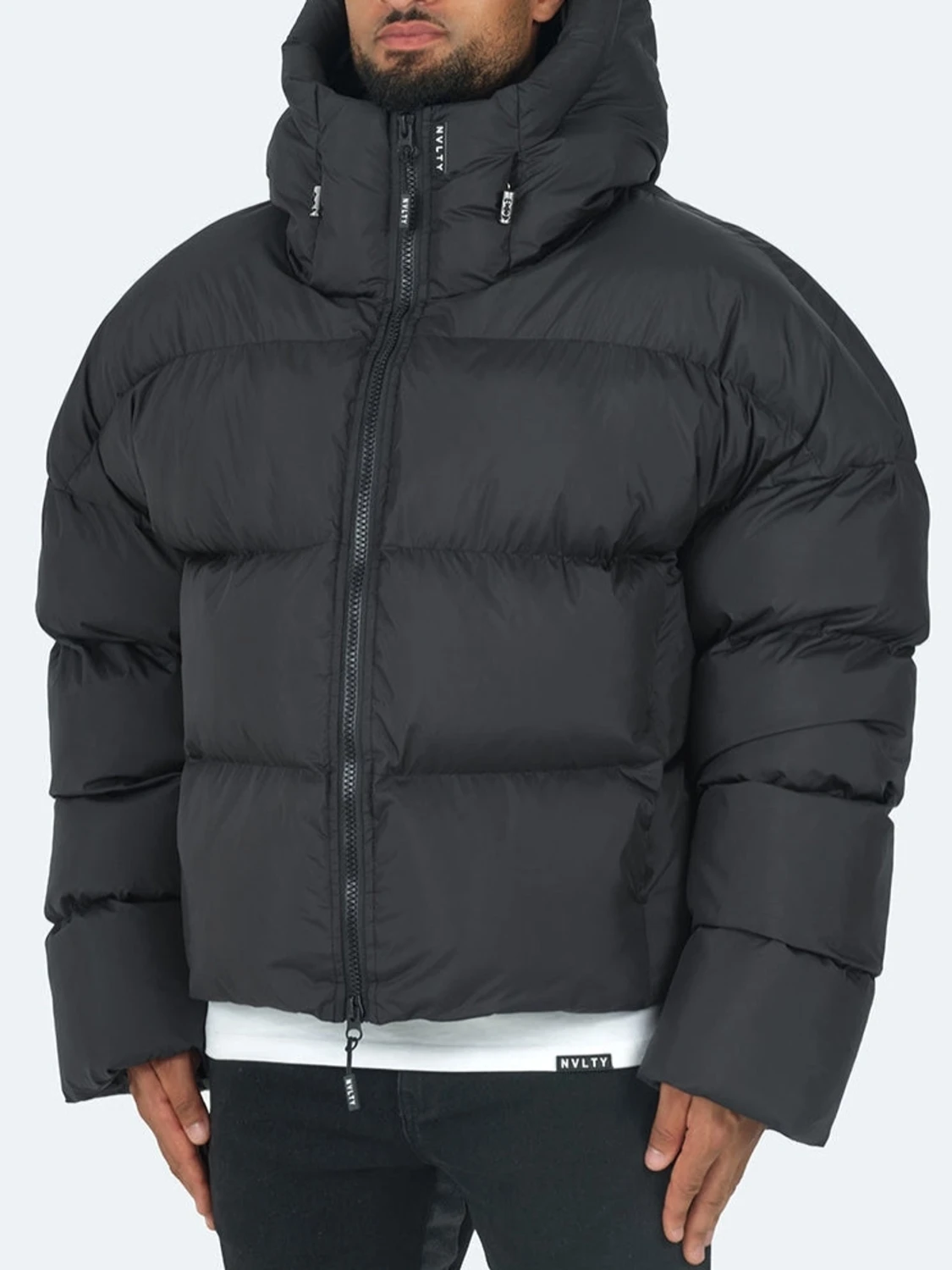 Svart pufferjacka från NVLTY - 3