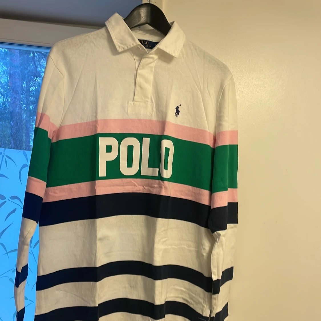 Original randig långärmad pikétröja Polo Ralph Lauren - 1
