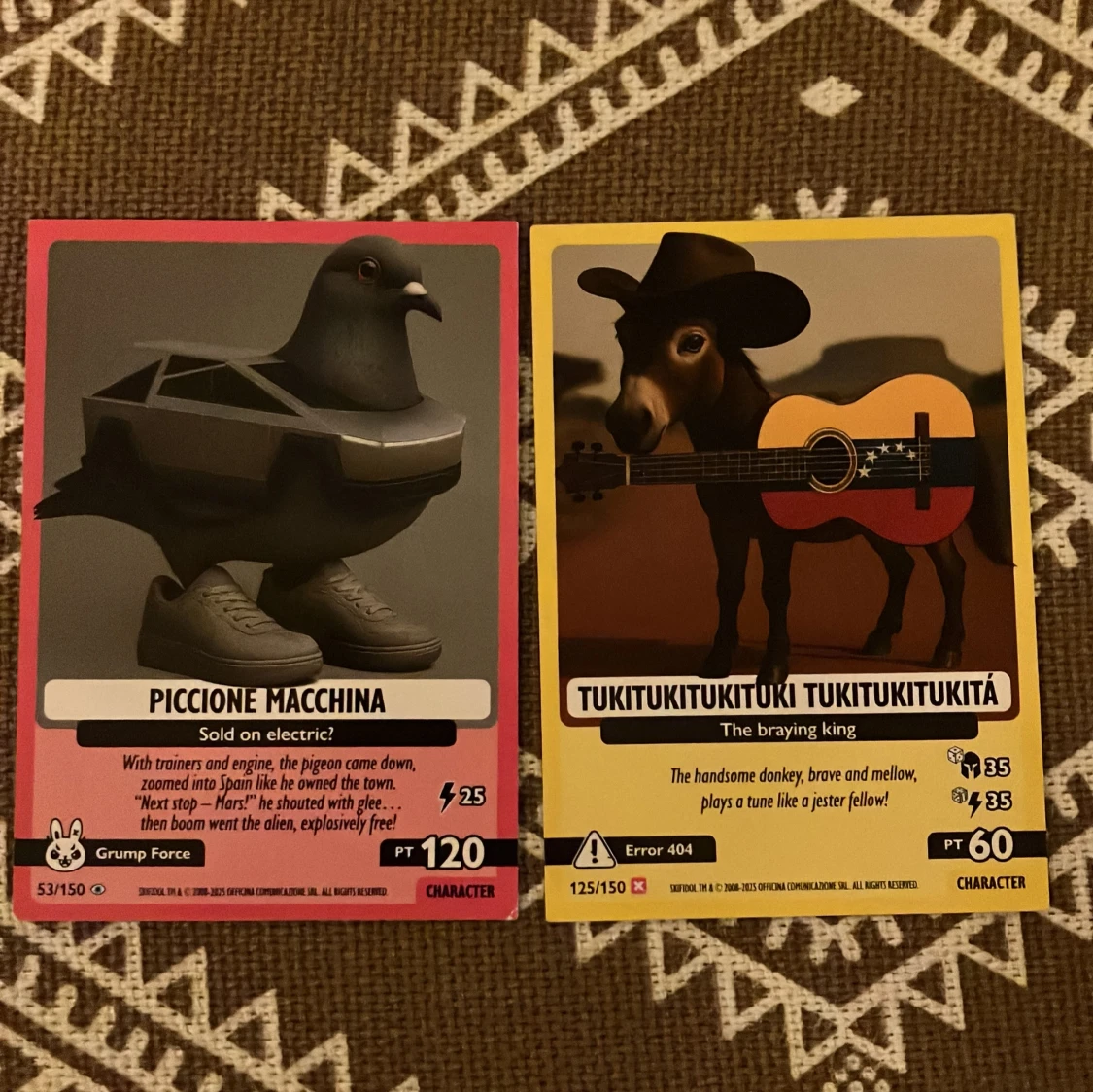 ITALIAN BRAINROT spelkort - 3