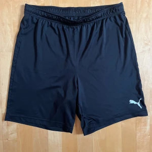 Svarta Puma Shorts DryCell strl L - Säljer dessa fina svarta Puma shorts i storlek L. Utan skador eller defekter. Saknar tyvärr snören.
