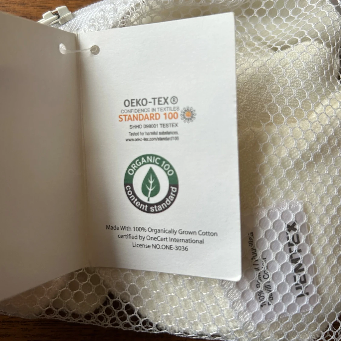 Oanvända tvättbara sminkpads i bomull - 1