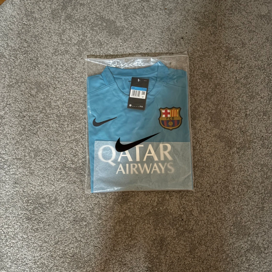 Blå FC Barcelona fotbollströja Nike - 2