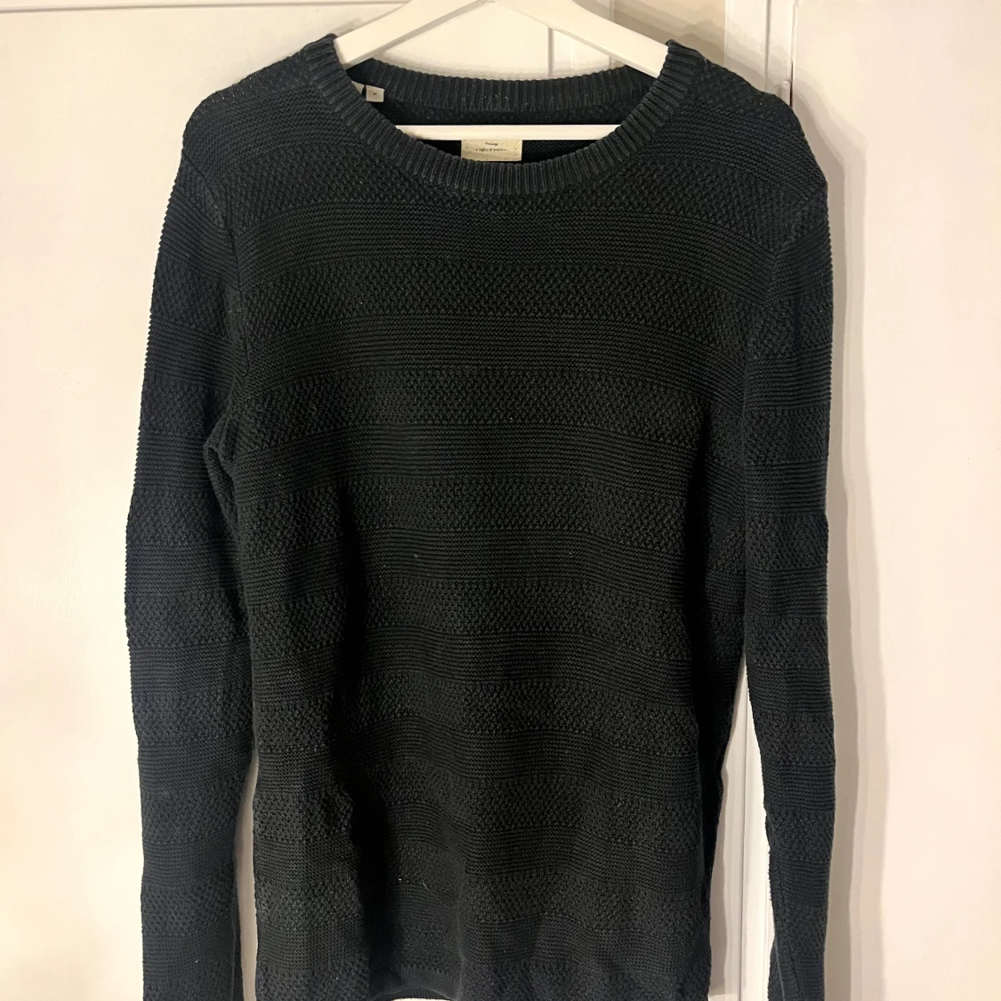 Svart stickad tröja Selected Homme 