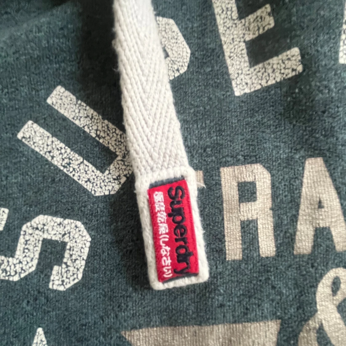 Superdry Hoodie grön  - 2