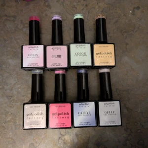 Gel polish/gellack, kräver uv-ledlampa - Oanvända. 