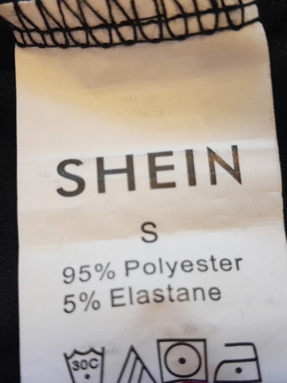 Svart långärmad topp från SHEIN - 1