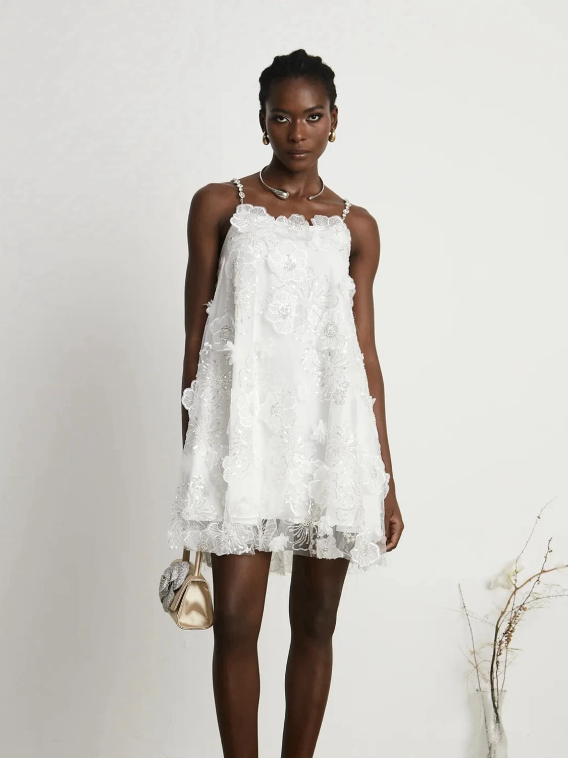 Vit studentklänning - 1